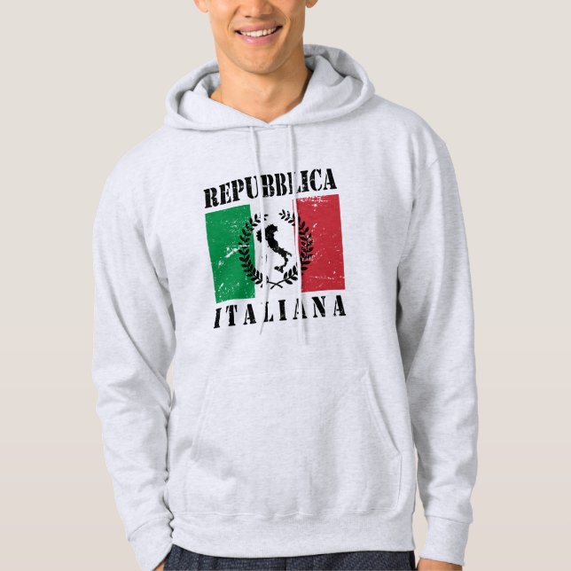 Repubblica Italiana Hoodie (Framsida)