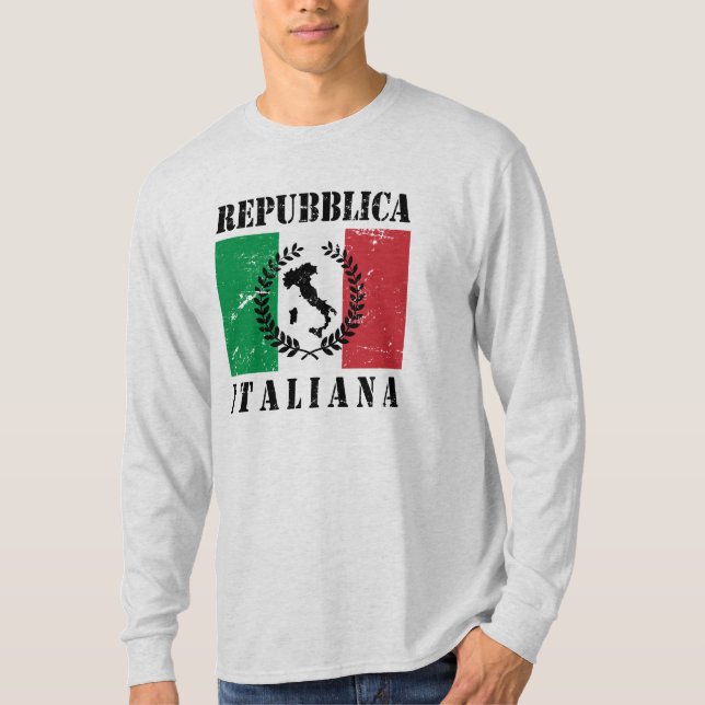 Repubblica Italiana T Shirt (Framsida)