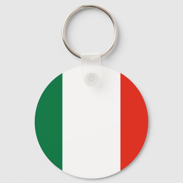 Repubblica Transpadana, Italien flagga Nyckelring (Framsida)