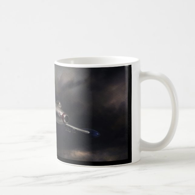 ”Republic F-84 Thunderjet”mug Kaffemugg (Höger)
