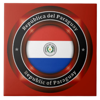 Republic of Paraguay Kakelplatta