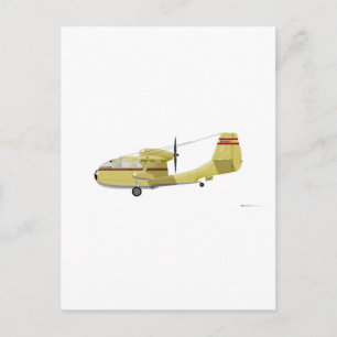 Republic RC-3 Seabee Vykort