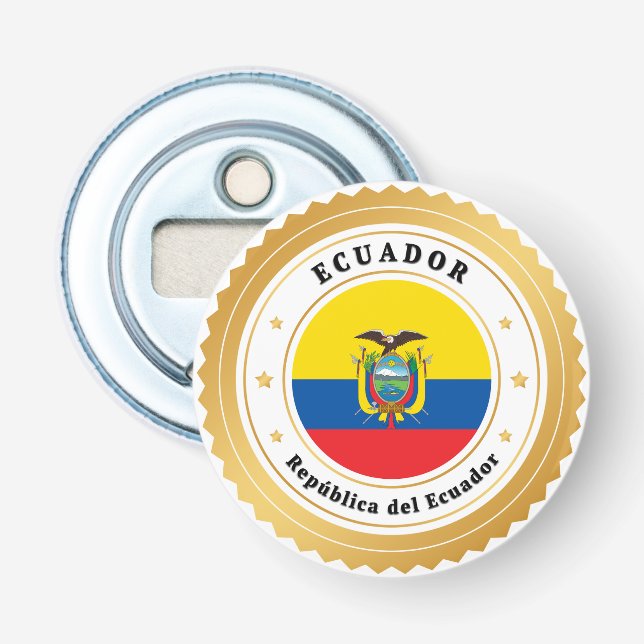 República del Ecuador Flasköppnare (Framsidan)