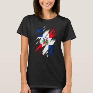 Republica Dominicana Flagga Dominikanska republike T Shirt