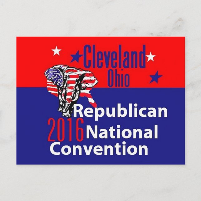 Republican 2016 Convention Postcard Vykort (Framsida)