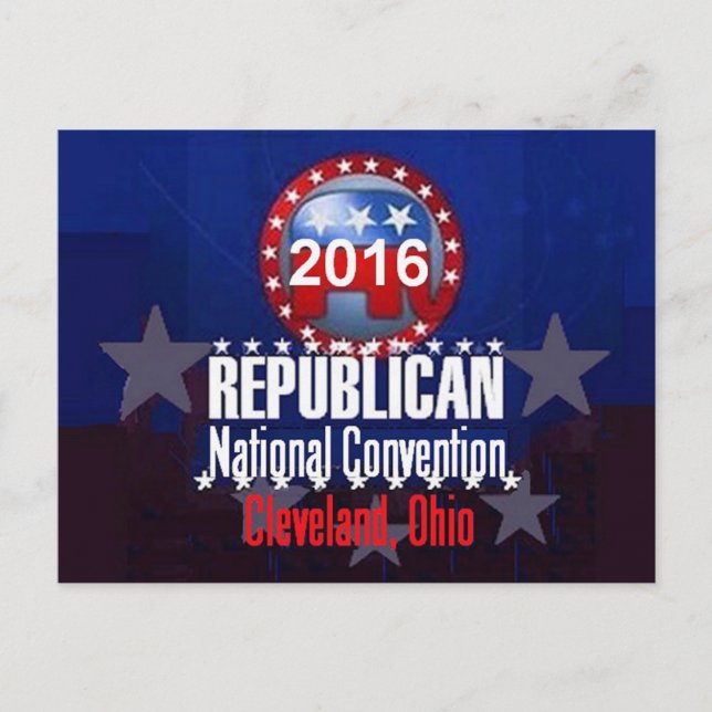 Republican 2016 Convention Postcard Vykort (Framsida)