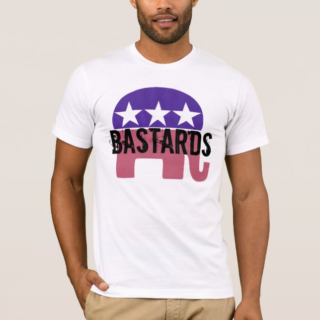 Republican BASTARDS T-shirt (Framsida)