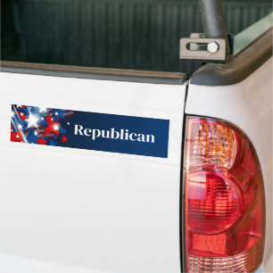 Republican Bumper Sticker Bildekal
