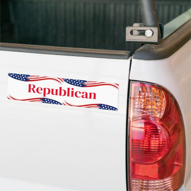 Republican Bumper Sticker Bildekal (På lastbil)