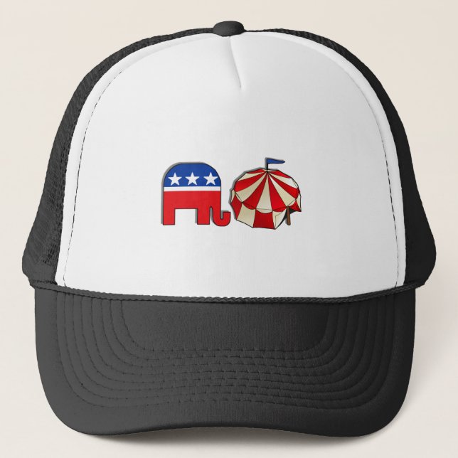 Republican Circus Elephant Truckerkeps (Framsida)