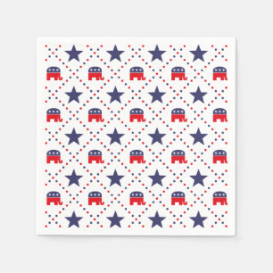 Republican Diamond Mönster Pappersservett