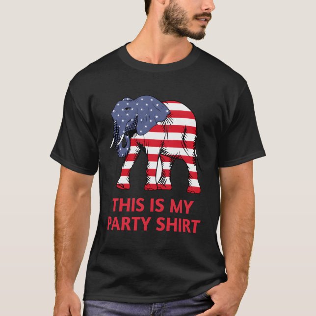 Republican Elephant det här är min Py T Shirt (Framsida)
