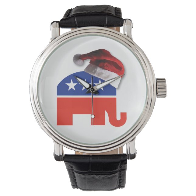 Republican Elephant Jultomten Armbandsur (Framsida)