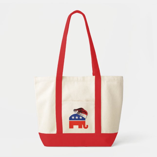 Republican Elephant Jultomten Tygkasse (Framsidan)