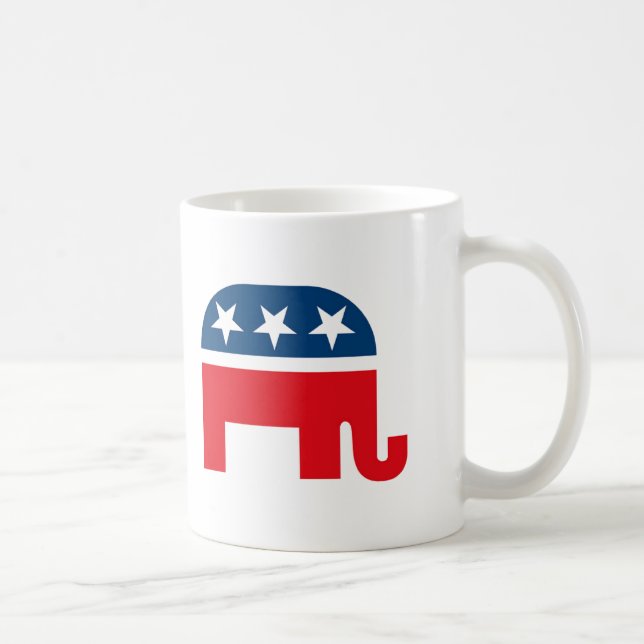 Republican Elephant Kaffemugg (Höger)