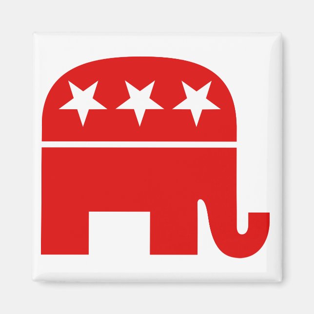 Republican Elephant Magnet (Framsidan)