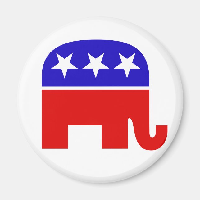 Republican Elephant Magnet (Framsidan)