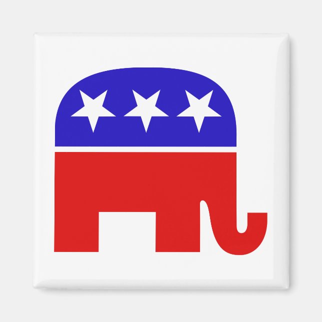 Republican Elephant Magnet (Framsidan)