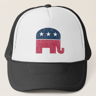 Republican Elephant Vintage Distress Keps