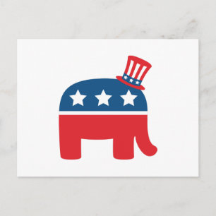 Republican Elephant Vykort