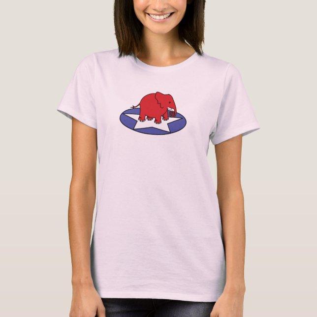Republican Elephants Tee Shirt (Framsida)