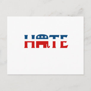 Republican Hate Vykort