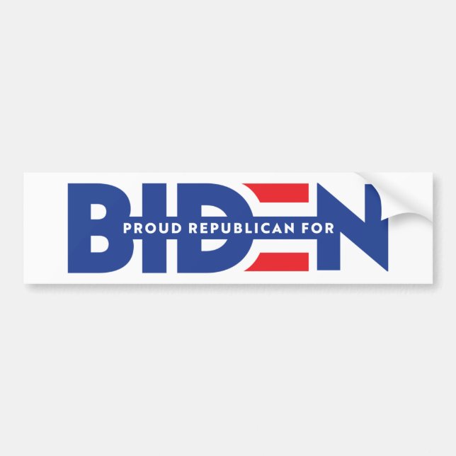 Republican Joe Biden Bumper Sticker Bildekal (Framsidan)