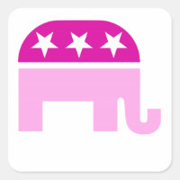 Republican Original Elephant Rosa