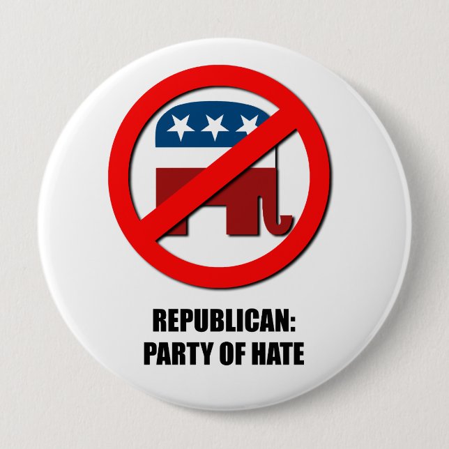 Republican - Party i Hate Knapp (Framsida)