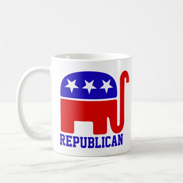 Republican Party Pinocchio Mugg (Vänster)