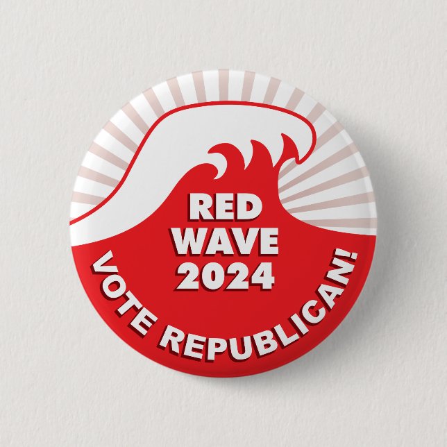 Republican Red Wave 2024 - Tsunami Knapp (Framsida)