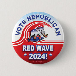 Republican Red Wave 2024 Tsunami Surfing Elephant Knapp