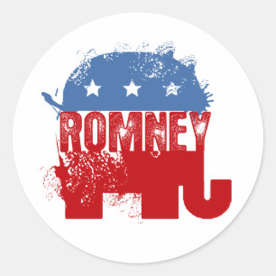 Republican ROMNEY Runt Klistermärke