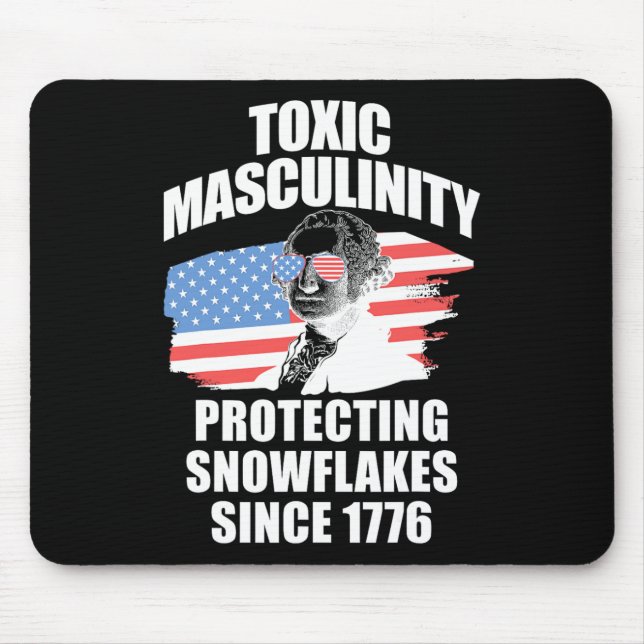 Republican Toxic Masculinity American Flagga Georg Musmatta (Framsidan)