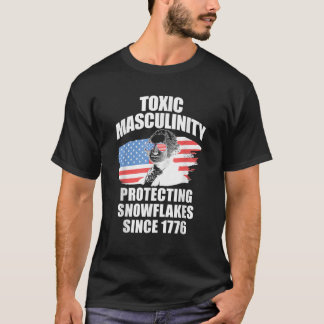 Republican Toxic Masculinity American Flagga Georg T Shirt