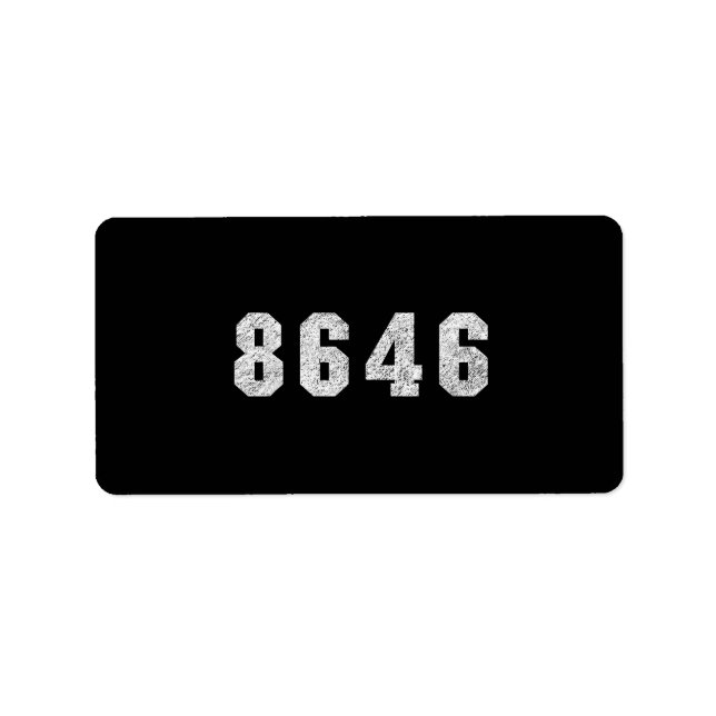 Republican Trump 86 46 Adressetikett (Framsidan)