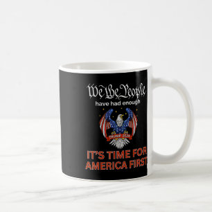 Republican Vote Trump 2024 America First We the Pe Kaffemugg