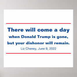 Republicaner din vanära kommer att kvarstå i Chene Poster