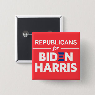 Republicaner för Biden Harris Anpassningsbar Text Knapp