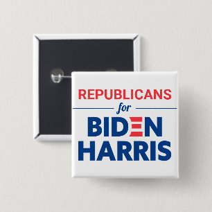 Republicaner för Biden Harris Anpassningsbar Text Knapp