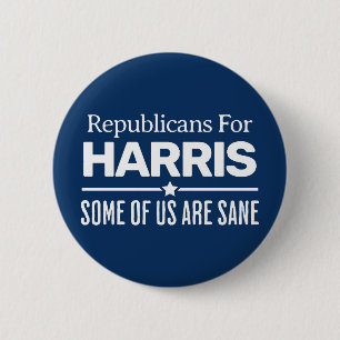 Republicaner för harris Proud Republican för kamal Knapp