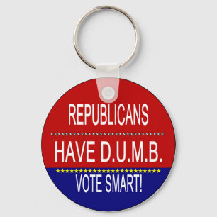 Republicaner har D.U.M.B. Nyckelring