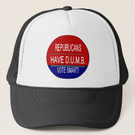 Republicaner har D.U.M.B. Truckerkeps