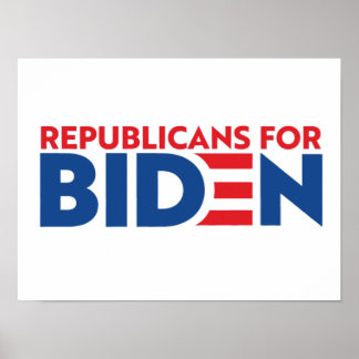 Republicaner i Biden Kampanj Poster