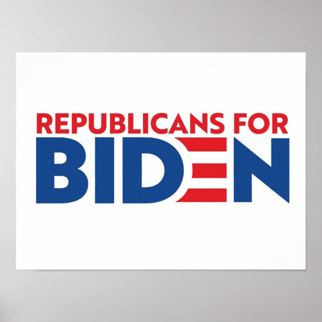 Republicaner i Biden Kampanj Poster (Framsidan)