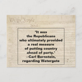 Republicaner lägger Land över Party Watergate Trum Inbjudan Vykort