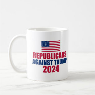 Republicaner mot trumpetering 2024 kaffemugg