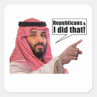 Republicaner och jag gjorde det fyrkantigt klistermärke