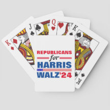 Republicaner till Harris Walz Red Blue