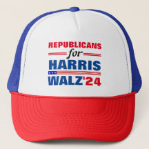 Republicaner till Harris Walz Red Blue